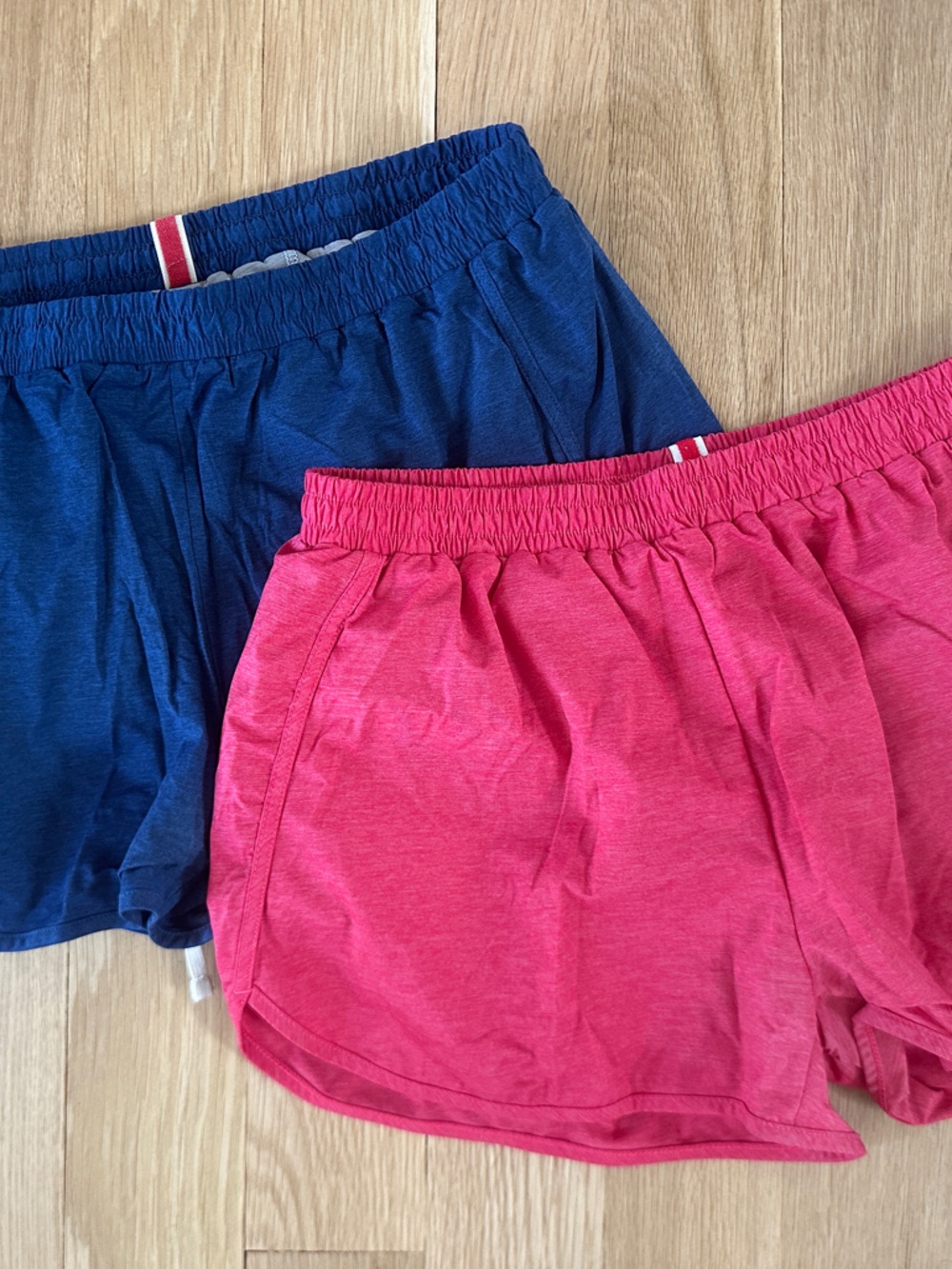 Track smith Women’s Running / Athletic Shorts - bright Red and Navy